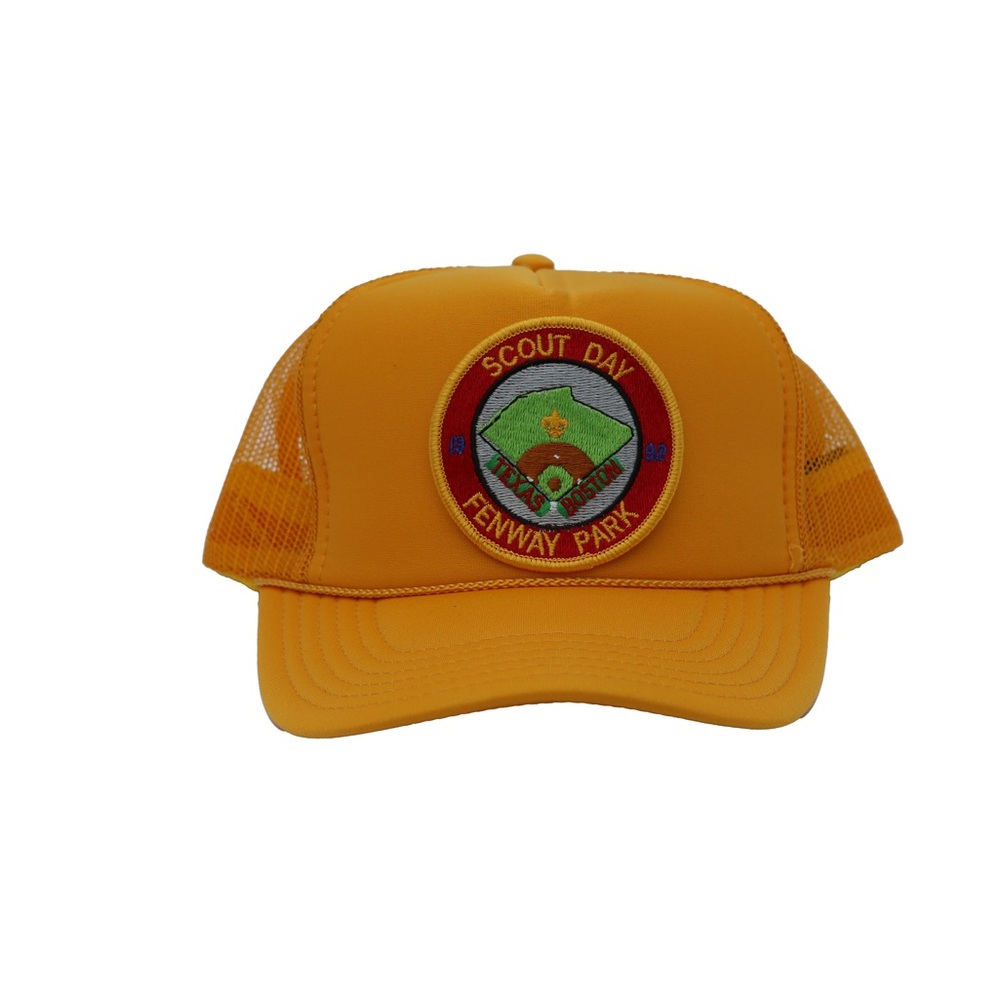 Fenway Park Boston vs Texas Vintage Boyscout 1992 Patch Hat
